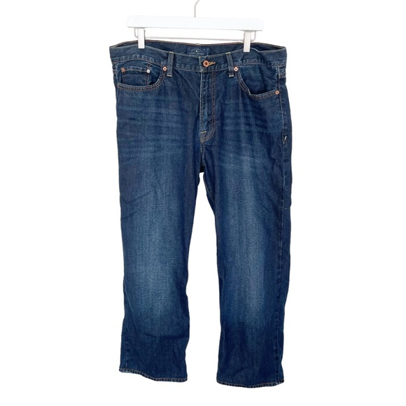 Lucky Brand Other - Lucky Brand 363 Vintage Straight Jeans Dark Wash Blue Denim Pants